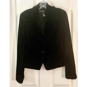 Velvet black jacket - INC  - Small